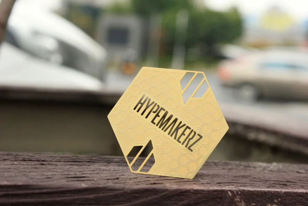 Гальваническое золото поверхность карты металлические рисование VIP нержавеющая
