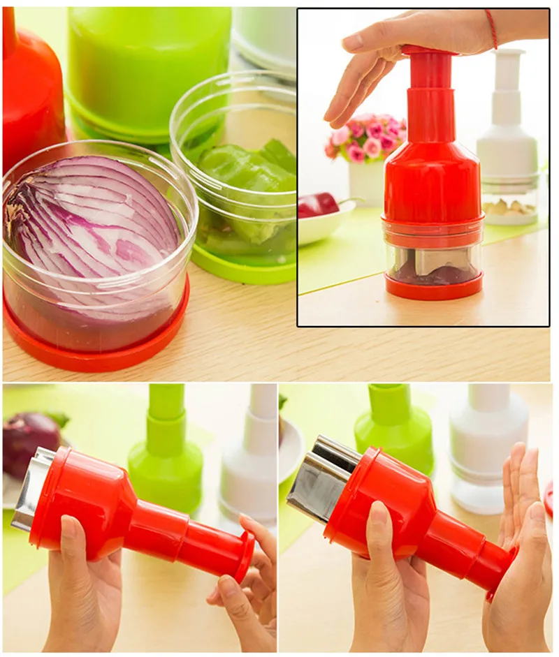 Многофункциональный Лук Чоппер пресс для чеснока нож кухонные гаджеты