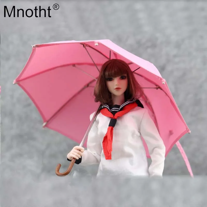 Mnotht 1/6 Sence аксессуар модель зонта красный/розовый/черный Опора игрушка для детей