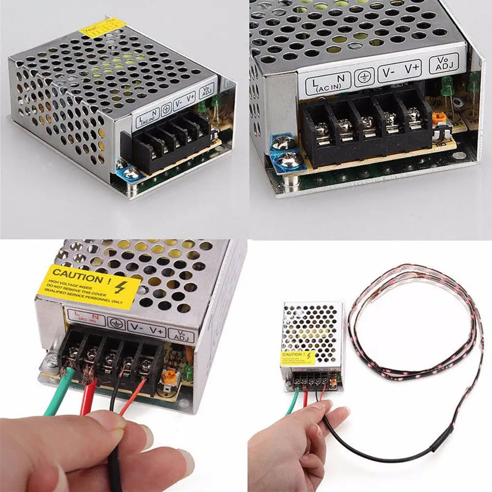 DC12V Питание блок Светодиодный светильник преобразования 1A 2A 3A 5A 10A 30A