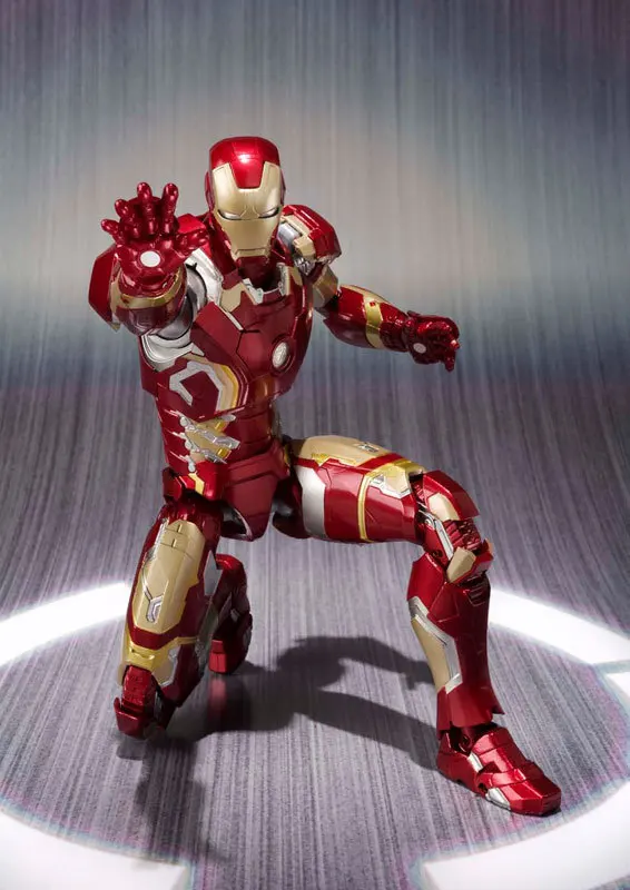 НОВЫЙ горячий 16 см мстители Super hero Железный человек MK43 движимого действий рис