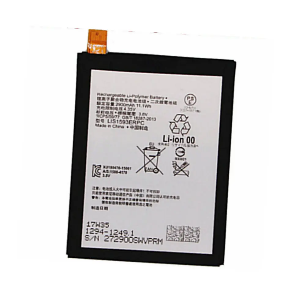 LIS1593ERPC 2900mAh Сменный аккумулятор для Sony Xperia Z5 E6603 E6653 E6633 E6683 | Мобильные телефоны и
