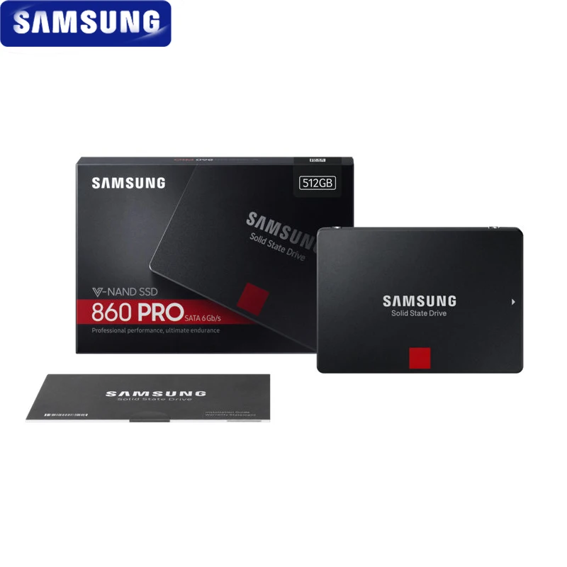 SAMSUNG SSD 860 PRO 256 ГБ 512 Внутренний твердотельный диск HDD жесткий SATA3 2 5 дюймов ноутбук