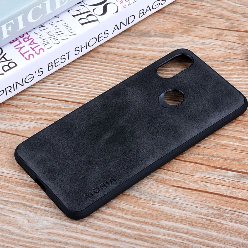 Чехол для xiaomi a2 lite coque роскошный винтажный PU кожаный с Жесткий ПК чехол funda Mi A2 Lite