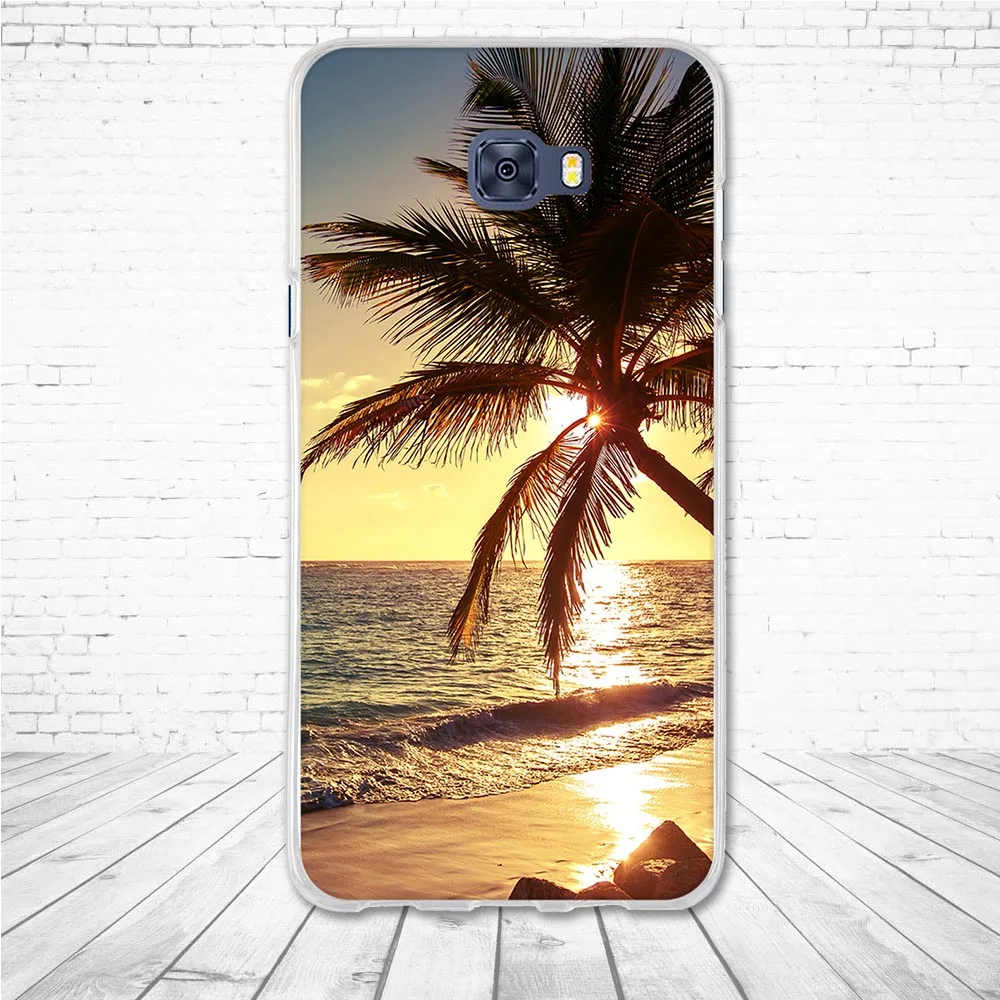 Силиконовый чехол для samsung Galaxy C7 2017 Pro мягкий из ТПУ pro C7010 чехол|Бамперы| |