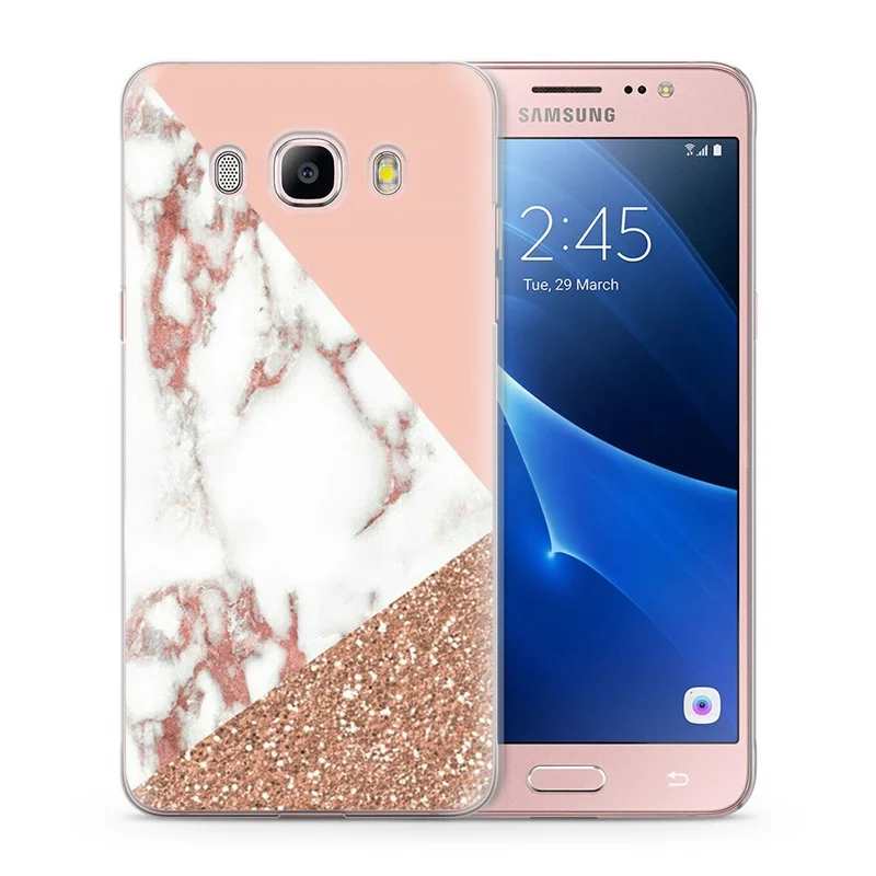 Чехол для Funda Samsung Galaxy J5 2016 чехол J510 J510F TPU Мягкий мраморный манлада окрашенный Q035 |
