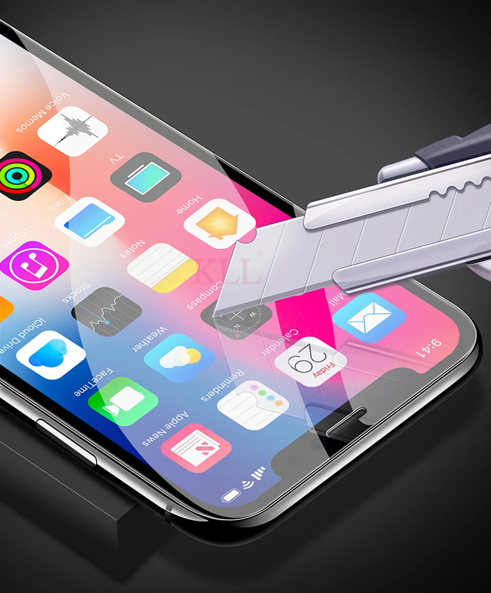 6D изогнутый край Полное покрытие из закаленного стекла для iPhone 11 Pro Max X XS MAX XR Защитная пленка для экрана для iPhone 6 6s 7 8 Plus стекло