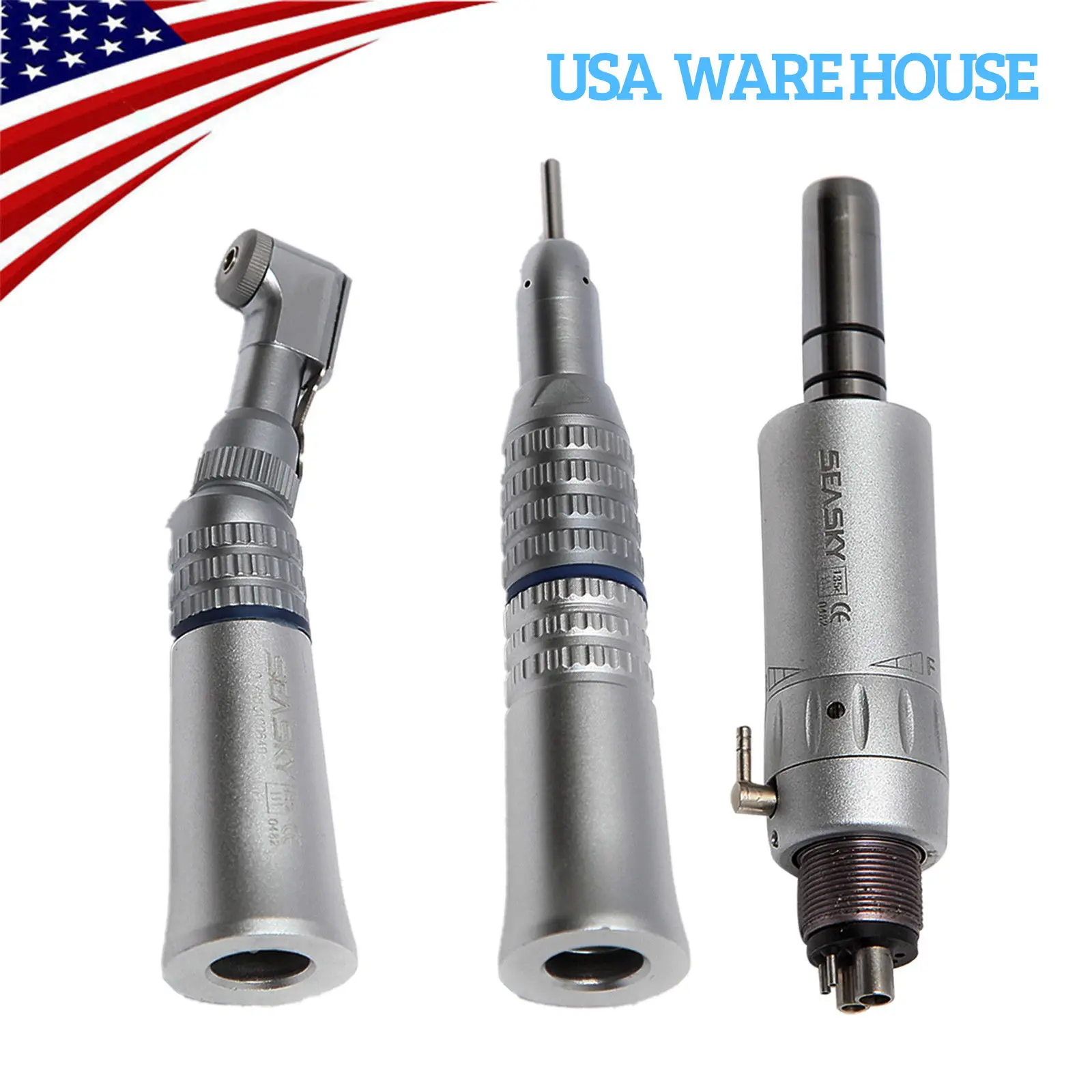 NSK Style Dental Slow Low Speed Handpiece Straight Contra Angle Air Motor 2/4H | Красота и здоровье