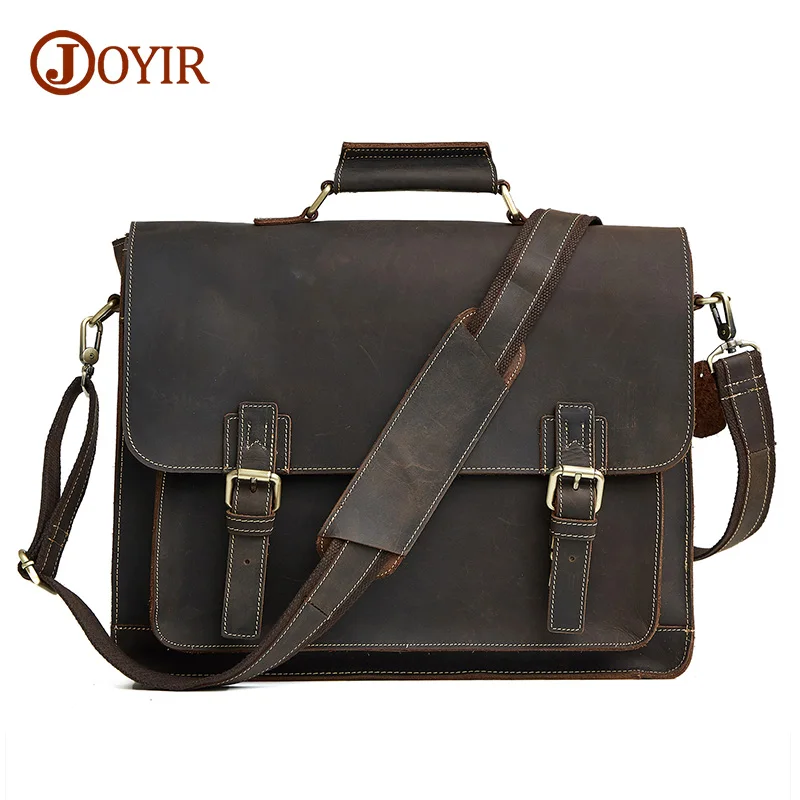 Сумка-мессенджер JOYIR мужская из натуральной кожи брендовая сумочка-тоут