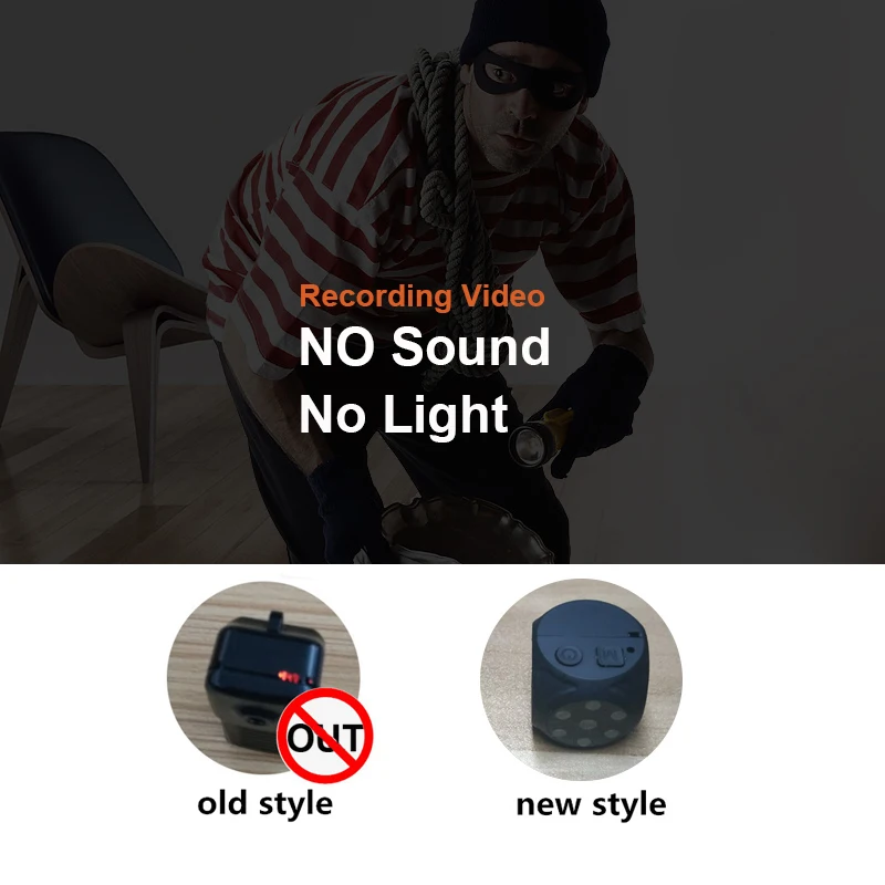 Mini Camera HD 1080P Portable cam with Night Vision and Motion Detection Outdoor Small Security support hidden TF card | Безопасность и
