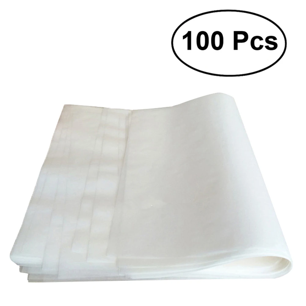 100 шт. бумажные вкладыши для пергамента антипригарные выпечки пароварка барбекю