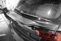 car accessories carbon fiber replica rear spoiler fit for 2015 2017 rs6 dtm rear trunk spoiler wing