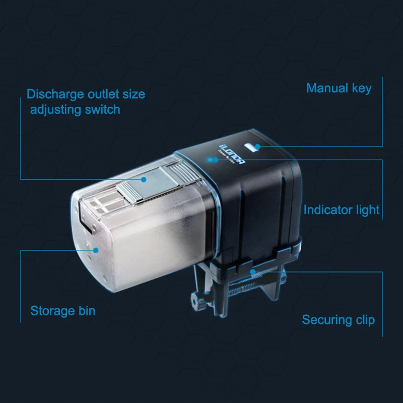 Automatic Fish Feeder WiFi Programmable Smart Device App Controlled Tank Food Dispenser new | Дом и сад