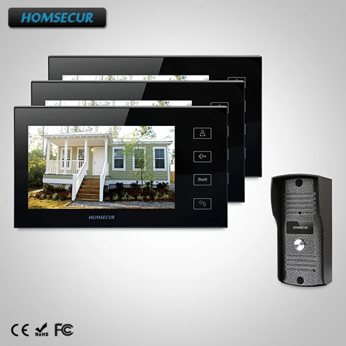 HOMSECUR 7 &quotвидеодомофон домофон дверной звонок Домашняя безопасность ночного