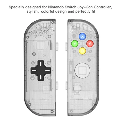 Чехол для корпуса сделай сам сменный Прозрачный чехол консоли joycon L R контроллер