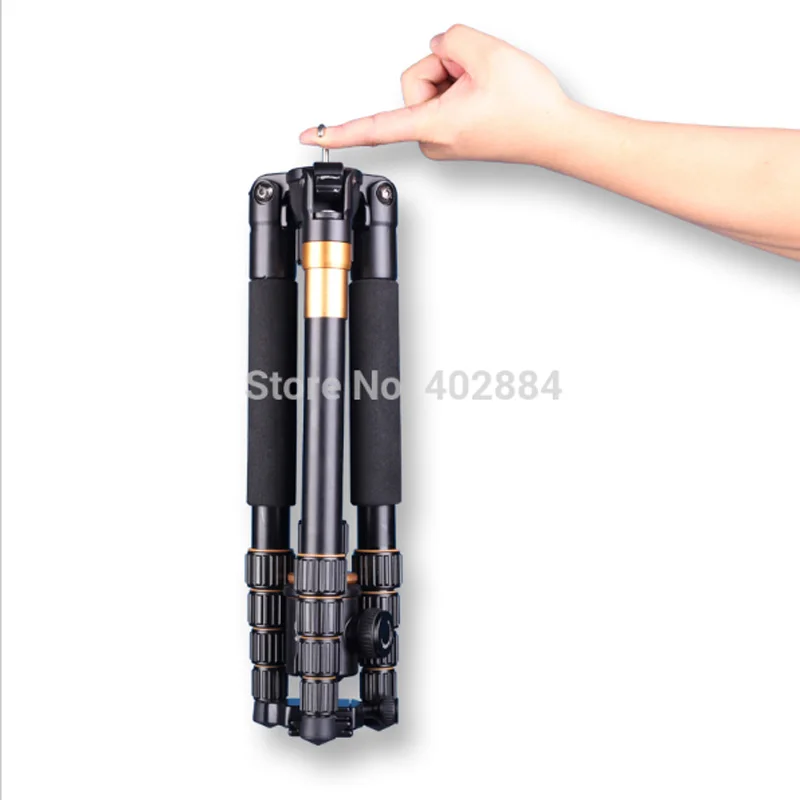 QZSD Q666 фотография Pro Портативный магниевый Алюминиевый Дорожный Штатив для
