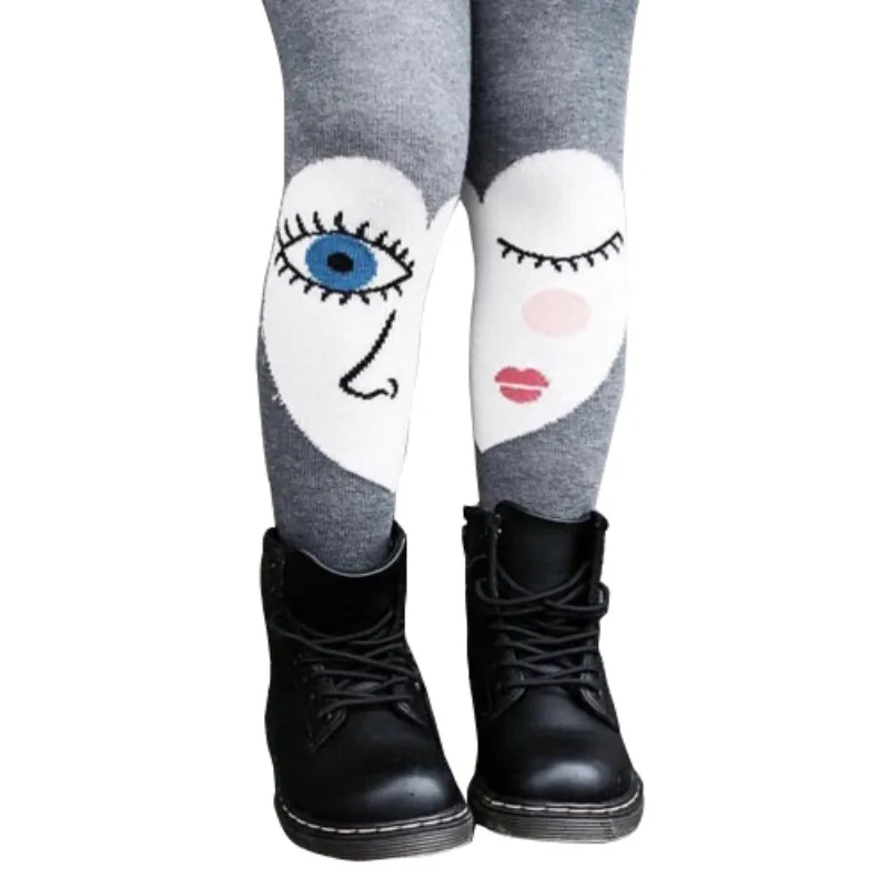 Новые модные милые носки с героями мультфильмов для маленьких детей длинные