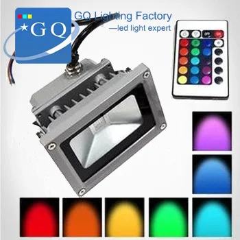 5 шт./Лот DHL Fedex Бесплатная доставка 10 Вт 20 30 50 RGB Светодиодный прожектор 85 ~ 265 В