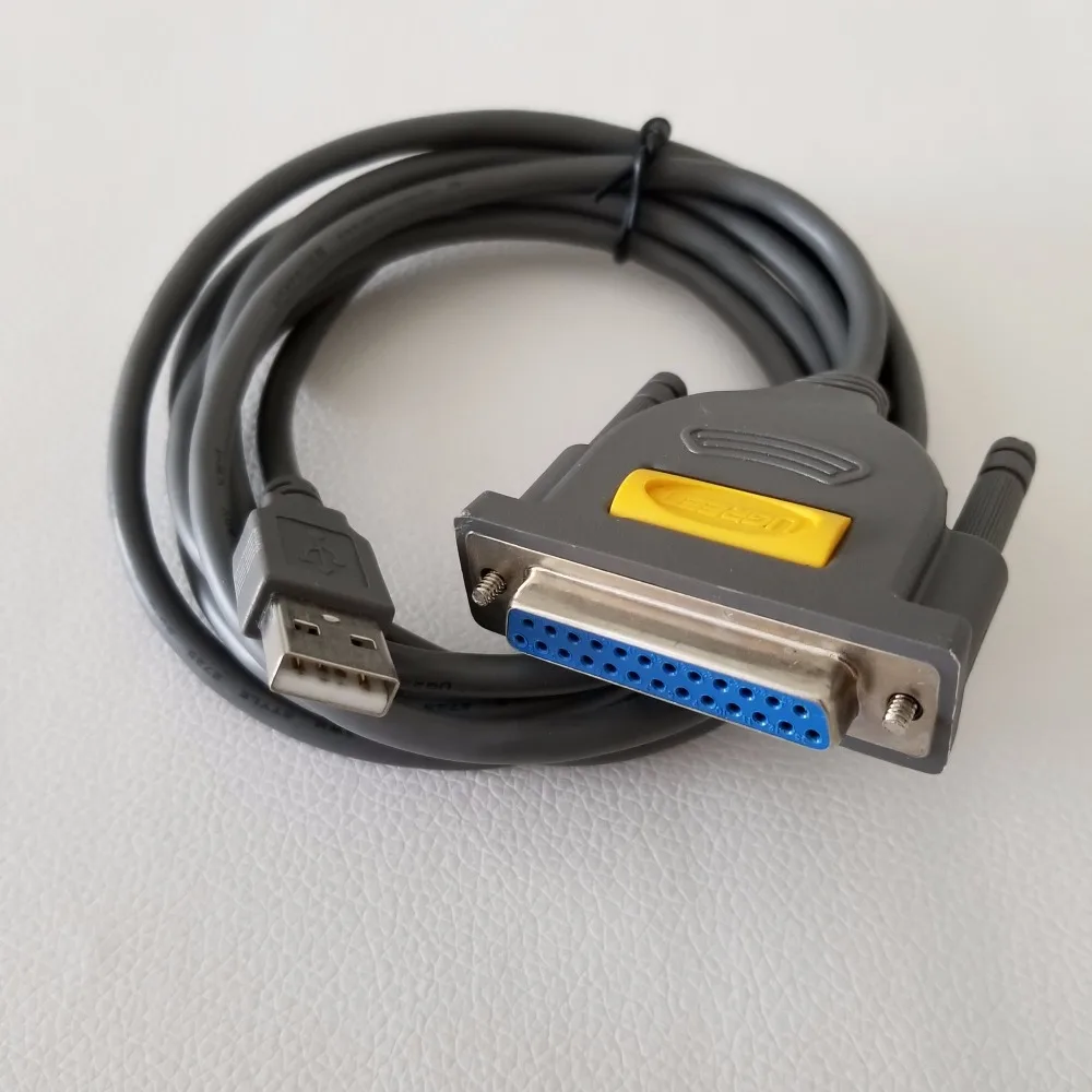 DB25 25Pin к USB параллельный порт печати данных удлинитель Женский мужскому для