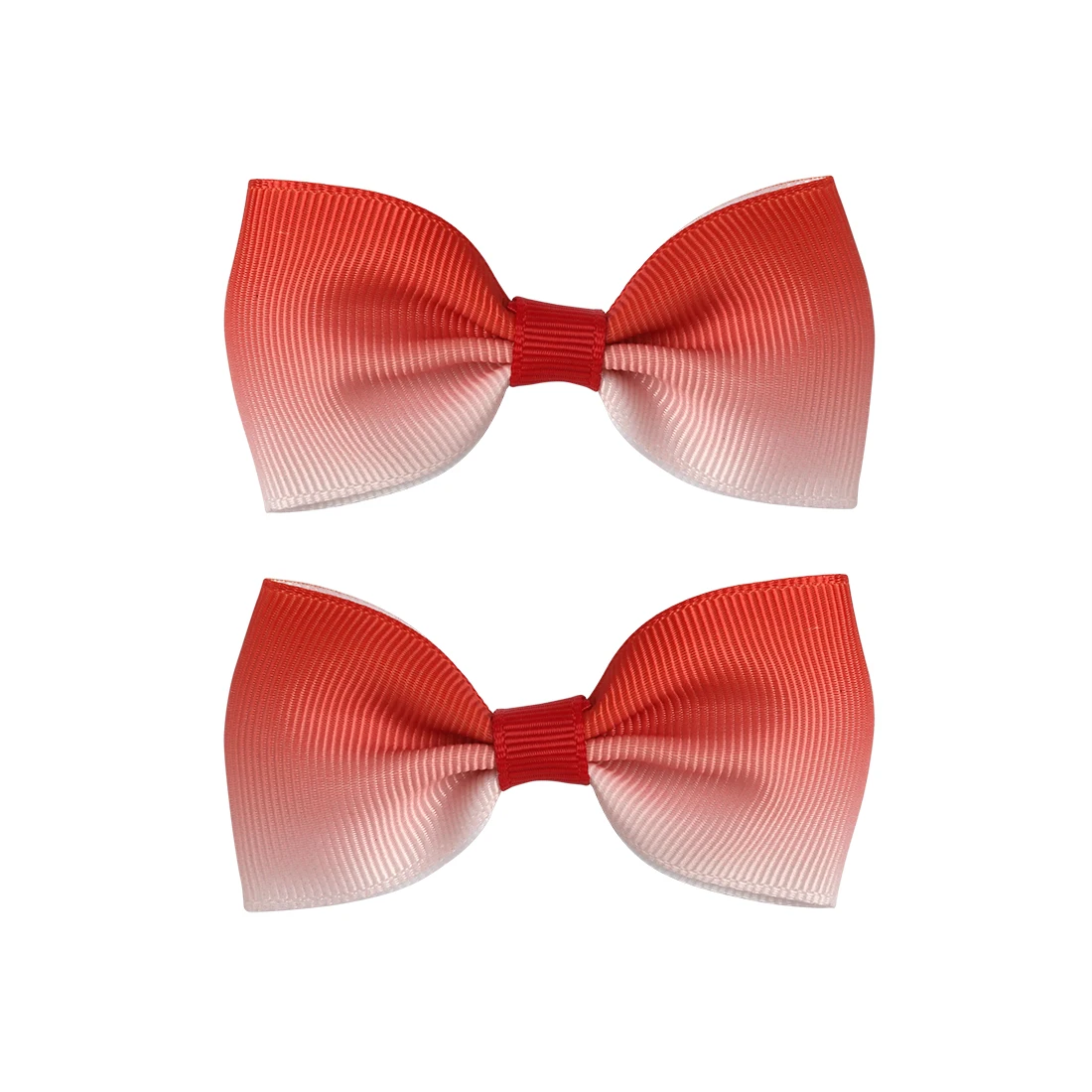 17 шт./лот 3 дюймовые полосатые разноцветные банты для волос без зажимов