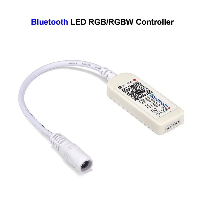 10 шт. DC5-24V Mini Bluetooth Wi-Fi контроллер rgbw музыка RGBW для 3528 5050 Светодиодные ленты Панель