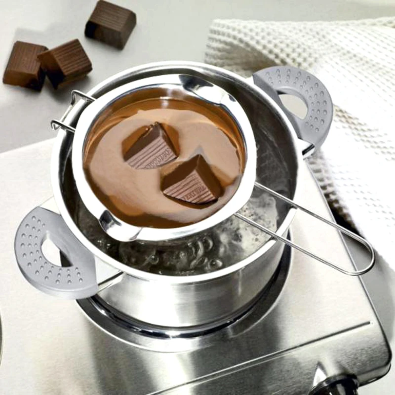Кастрюля для шоколада из нержавеющей стали|baking tools for cakes|chocolate melting potmelting pot |