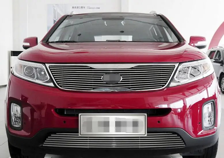 Modificate 304 нержавеющая сталь Передняя решетка автомобиля гоночные Грили Гриль