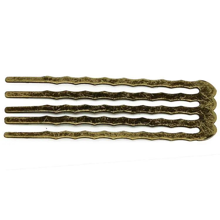 

50x16mm Antique bronze 5 Teeth Hair Comb Accessories Charms For Jewelry Making, 20pcs/lot