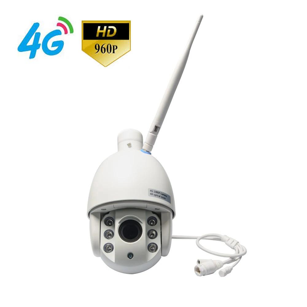 4G Мобильный 960 P Скорость Купол HD IP Камера с двойной поток видео передачи через