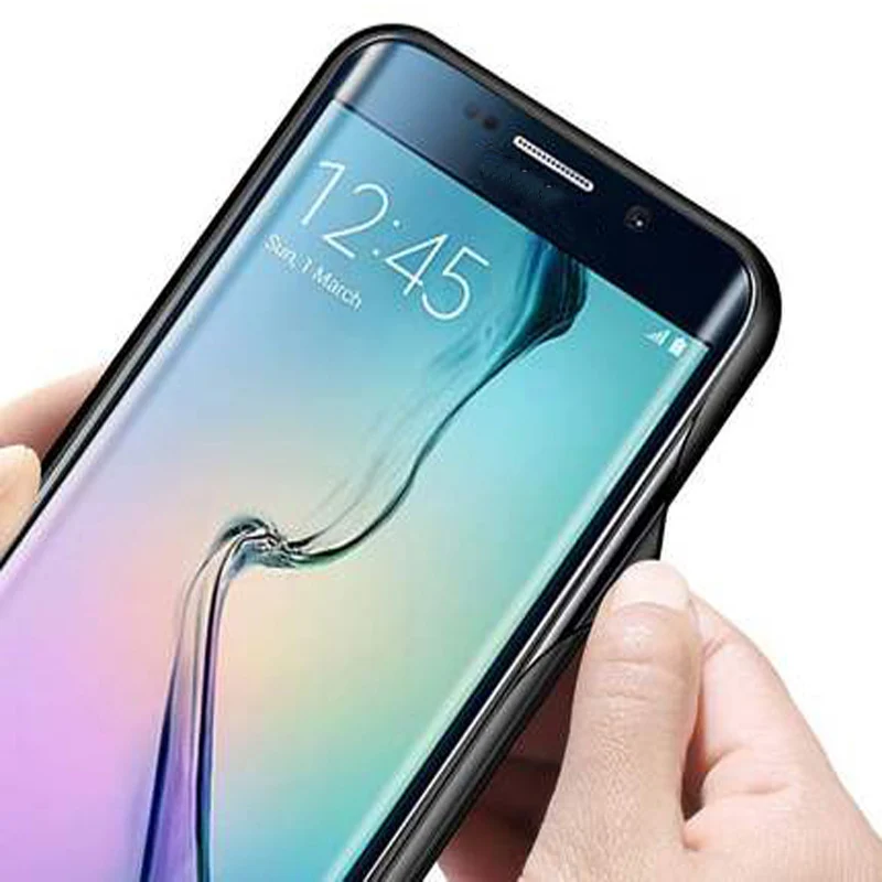 Tempered Glass Case For Samsung Galaxy S6 Edge+ Soft Silicone Frame Hard Back Cover G9280 Cases shell | Мобильные телефоны и