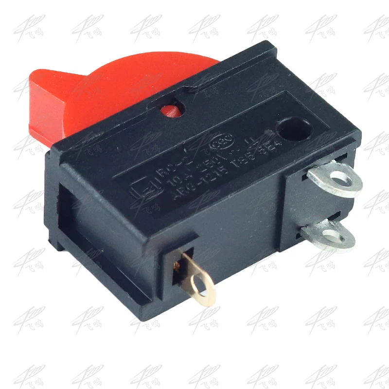 2PCS 10A 250V Black Red Wind Speed Control Button Rocker Switch 3 Positions 3Pin SPDT For Hair dryer KCD16-103 | Обустройство дома