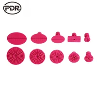 pdr 10 pcs set tools kit red glue tabs dent puller tabs suction cup suckers dent removal paintless dent repair tools