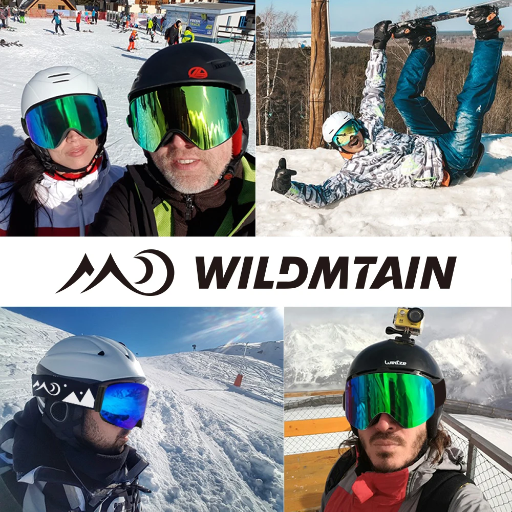 WILDMTAIN Горнолыжные Очки с Антизапотевающим внутренним покрытием Ударопрочные и