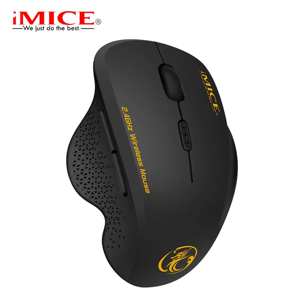 IMICE G6 USB Беспроводная мышь 1600 dpi Регулируемый USB приемник оптическая компьютерная мышь 2,4 ГГц Беспроводная мышь Бесшумная для ноутбука 701#2