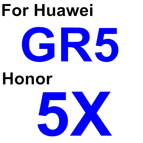 Закаленное стекло для huawei GT3 GR5 P8/P9/Lite Y3/Y5/Y6 ii компактная Защитная пленка для экрана закаленная пленка для Honor 7 Lite 5C 5X 4C Pro - Цвет: Honor 5X GR5