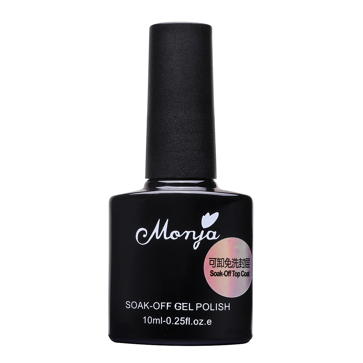 top coat Monja, 10 мл, для дизайна ногтей, чистый, 19 цветов, блеск, замачивается, акриловый, УФ Гель-лак, лак, Праймер, Базовое покрытие, матовое верхнее покрытие, инструмент для маникюра - Цвет: top coat
