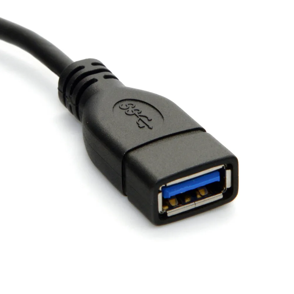 Адаптер Great-Q Type-C OTG-USB мама USB3.0 90 градусов прямоугольный изгиб локтя короткий 20 см |