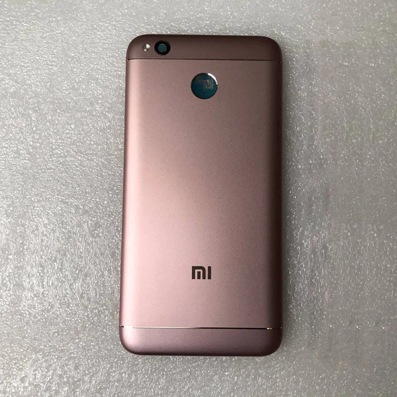 Pink Для Xiaomi Redmi 4X Запасные части Задняя крышка батареи корпус+ боковые кнопки+ камера вспышка Замена объектива - Цвет: Pink