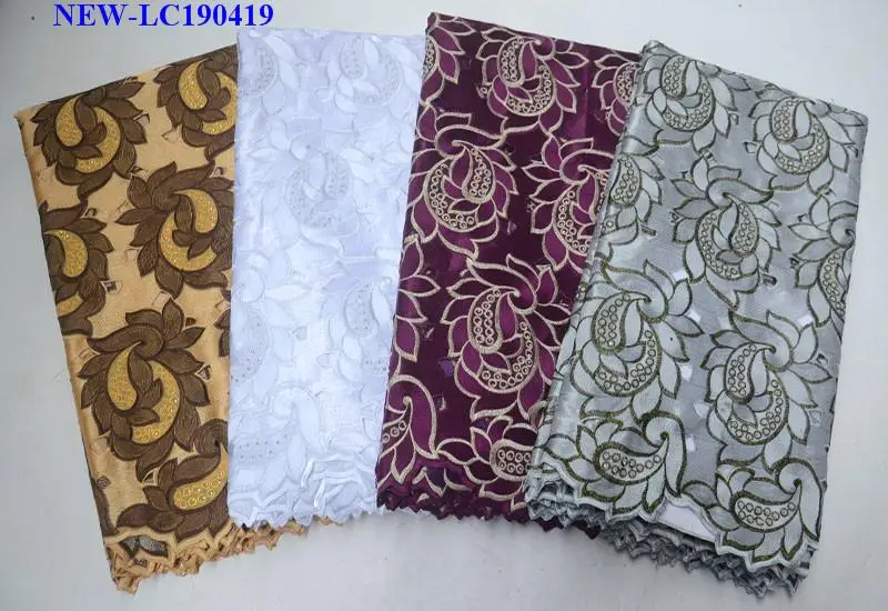 African Lace Fabric Swiss Voile Laces Fabrics High Quality Cotton French 100% For Women dress NXE03 | Дом и сад
