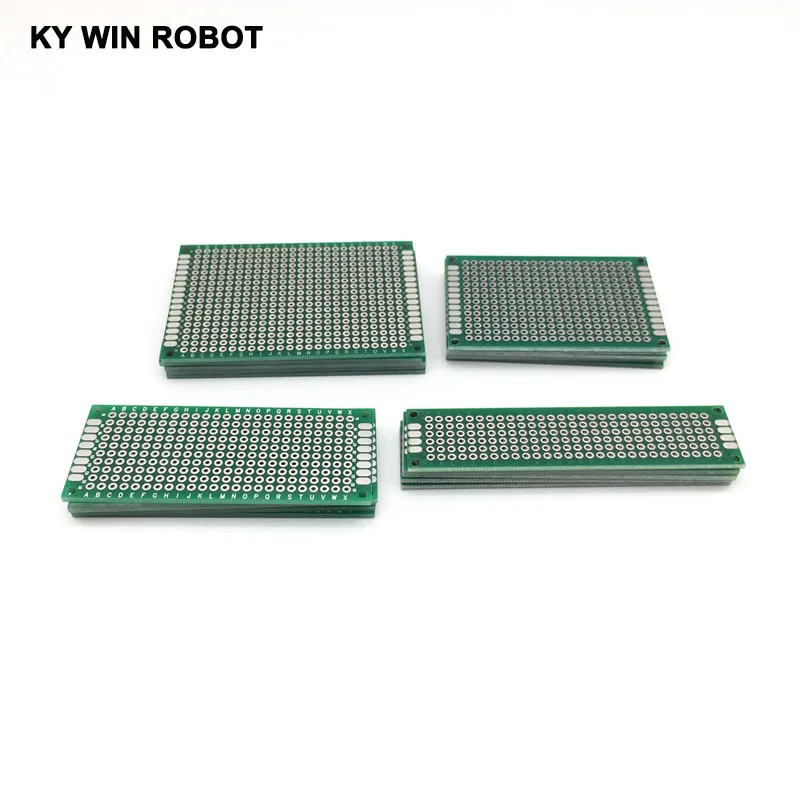 20pcs 5x7 4x6 3x7 2x8 cm Pcb Double-Sided Copper Prototype Universal PCB Board for Arduino | Электронные компоненты и