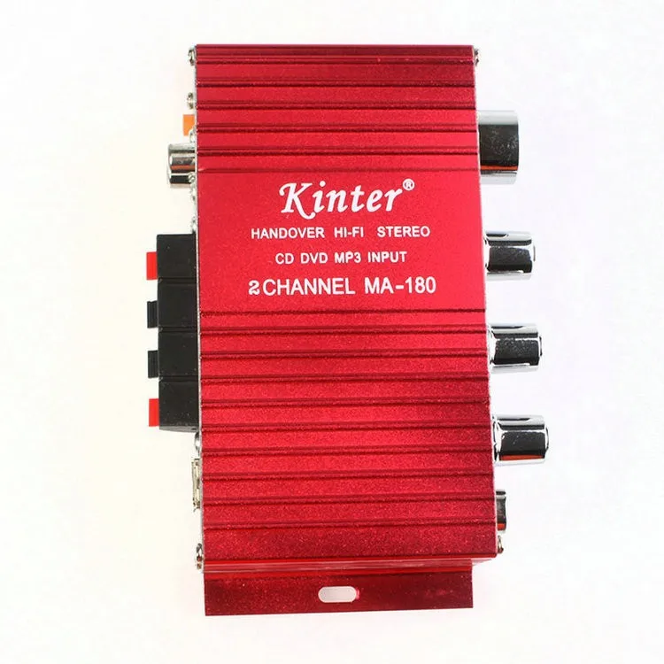 Teckepic Kinter ма 180 DC12V 2 CH мини Hi Fi усилитель стерео USB автомобиля Лодка аудио Авто