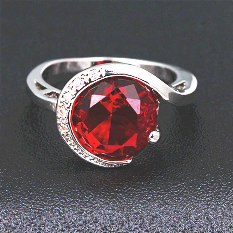 2019 Уникальные Подвески Красного/фиолетового/небесно голубого цвета кольцо для