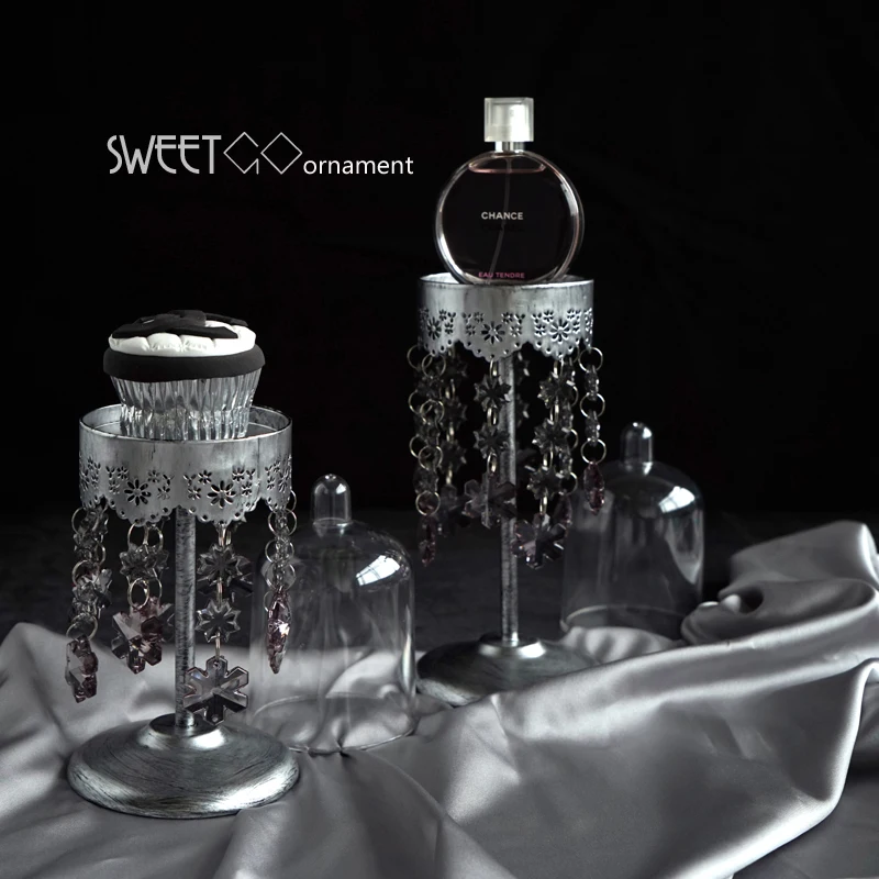 SWEETGO хрустальные кулоны одна подставка для кекса высокая стопа инструменты