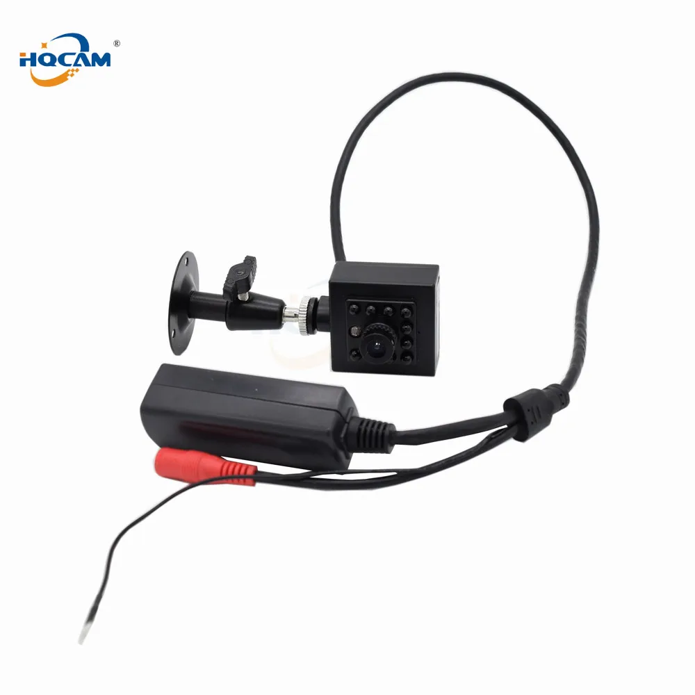 HQCAM 1080P 960P 720P POE Audi Onvif 25FPS Домашняя мини IP камера видеонаблюдения Встроенный