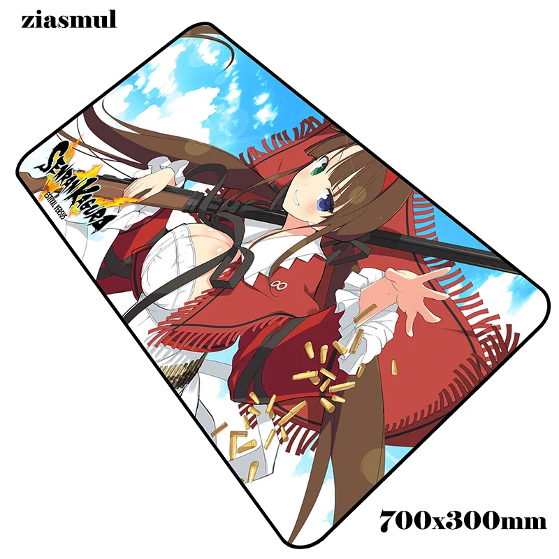 Size 700x300x2mm Senran kagura padmouse 700x300x2 мм игровой коврик для мыши locrkand геймер компьютерный стол высококлассный коврик notbook коврик для мыши ПК - Цвет: Size 700x300x2mm