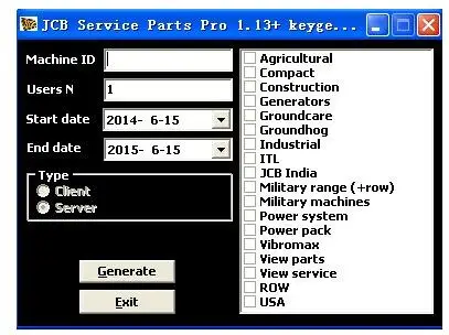 Сервис JCB Parts Pro 1 18 jcb каталог запасных частей + разблокированный keygen |