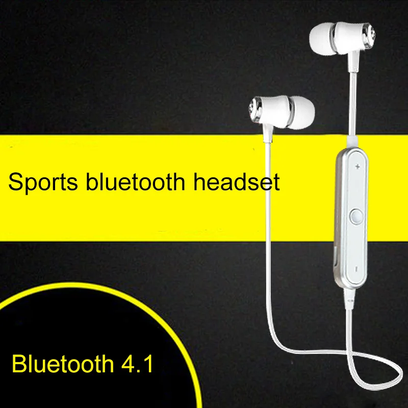 Спортивный Беспроводной Bluetooth4.1 наушники бас стерео бег Внутриканальные наушники с защитой от пота с микрофоном для IOS android телефон