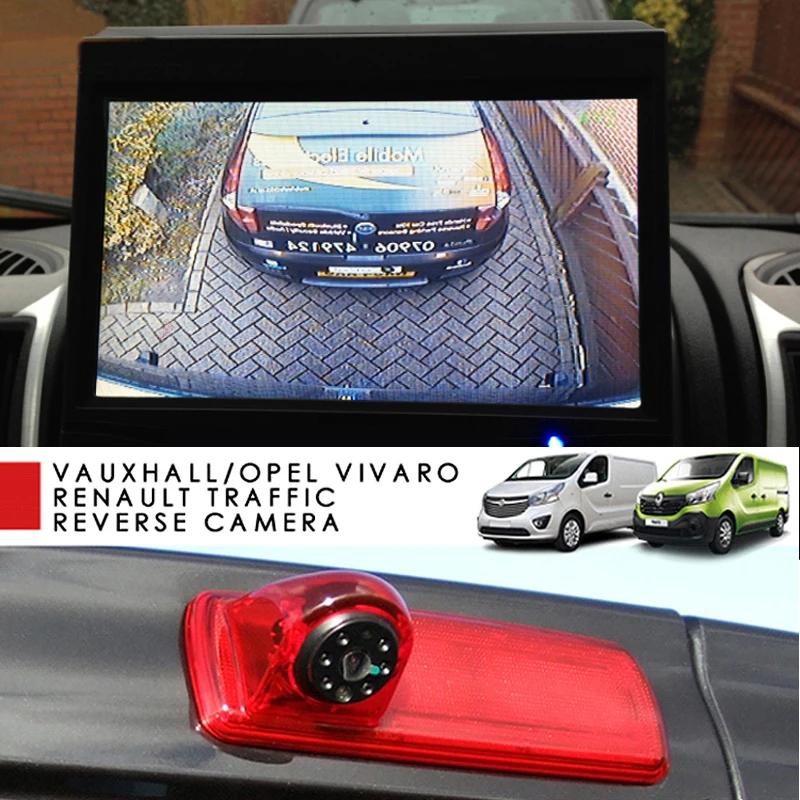 Камера заднего вида GreenYi с ИК-подсветкой и ночным видением для Opel Vauxhall Vivaro Renault |
