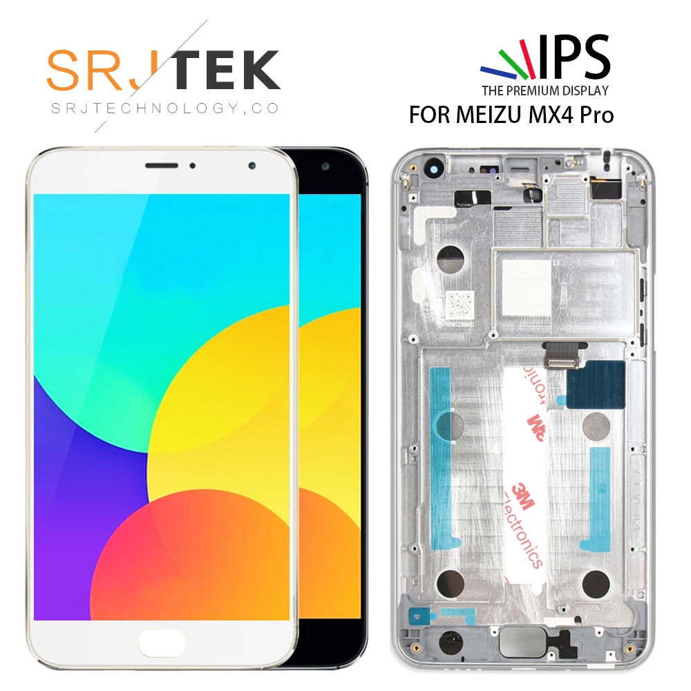 Srjtek для MEIZU MX4 Pro MX 4 ЖК дисплей кодирующий преобразователь сенсорного экрана в