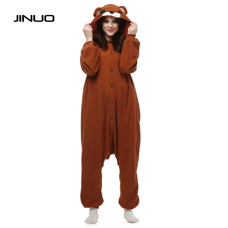 JINUO женские пижамы с животными косплей унисекс для взрослых костюм сна